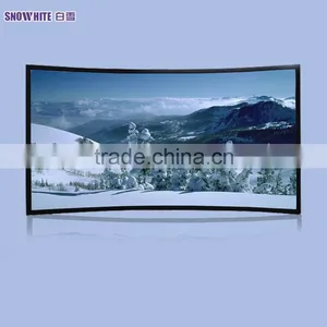 16:9 130" Flexible Grey Fixed Frame Projection Projector Screen thumbnail-1