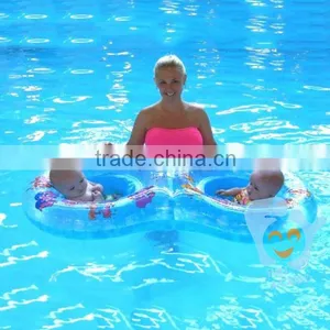 Cheap Custom Pvc Inflatable Twin Swim Ring thumbnail-2