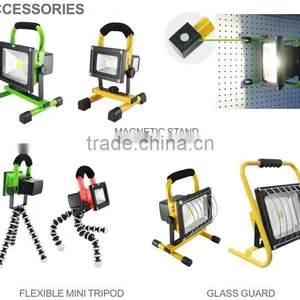 Work Light Rechargeable 20W 12V 24V Epistar Battery Power Cordless Flood Light IP65 Outdoor 20W LED Flood Light thumbnail-5