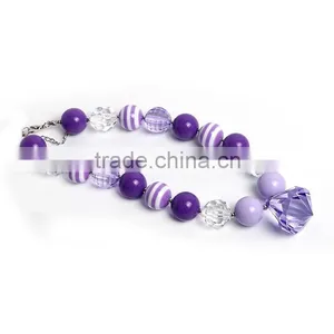 Wholesale Cheap Necklaces for Baby Girls Baby Purple Fashion Necklace thumbnail-3
