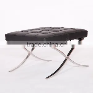 Premium Pavilion Barcelona Style Lounge Chairs Black thumbnail-6