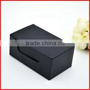 Small Black Folding Card Paper Storage Box Packing Wholesale thumbnail-3