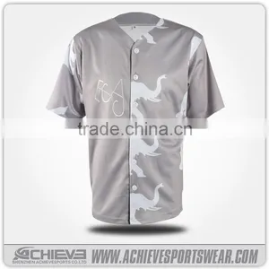 Fashion Blank Baseball Jersey, Baseball Apparel Made in China thumbnail-1