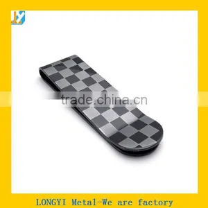 Custom Carbon Fiber Blank Metal Money Clip thumbnail-1