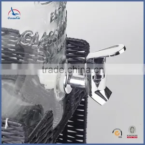 Best Selling Transparent Glass Drink Dispenser Glass Juice Dispenser With Tap thumbnail-3