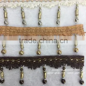 2015 New Design 100% Polester Curtain Lace, Shining Crystal, Accessories thumbnail-2
