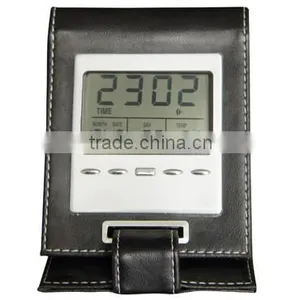 Digital Leather Clock thumbnail-1
