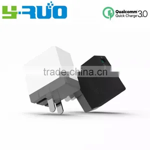 Output 18W UK EU, US Plug Qualcomm Certified Quick Charge QC 3.0 /2.0 Wall Charger Passed UL, ETL, FCC, CE thumbnail-4
