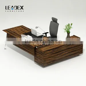 Latest Design Hot Sale Manager Desk With Alum Frame thumbnail-5