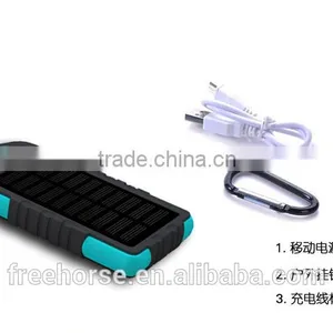 2016 Hot Selling Water Solar Power Bank Charger With Solar Camping Light 8000mah thumbnail-6