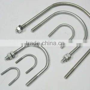 U-bolts DIN3570 High Quality Zinc Plated - Factory Direct thumbnail-1