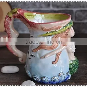 2015 New Arrival Ceramic Mermaid Mug Mermaid Shape thumbnail-3