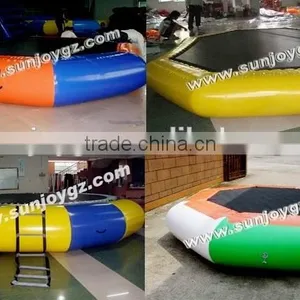 Lower Price Sunjoy Inflatable Floating Trampoline for Chliadren Adult 0.9 PVC in Stock thumbnail-6