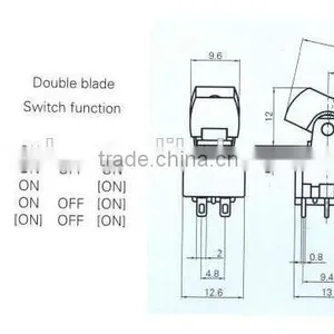 On-off Switchchzjcz/sub Minature Rocker Switch,rocker Switch Mini Switch thumbnail-5