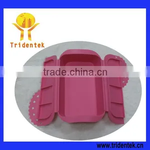 Wholesale New Style Food Grade Colorful Silicone Lunch Box With Lids thumbnail-2