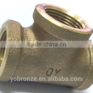 Excellent Machining From Taiwan Bronze Thread Pipe Fitting Tee thumbnail-2