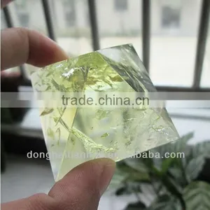 Natural Citrine Quartz Crystal Pyramids for Sale / Natural Semi-precious Stone Pyramids thumbnail-1