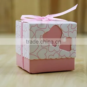 Heart Wedding Box Bomboniere Candy Box Wedding Gift Favour Party Supply thumbnail-3