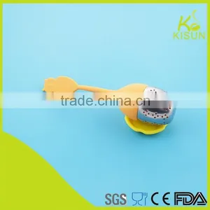 Kind of Shape Silicone and Stainless Steel Cute Pattern Tea Strainer thumbnail-1