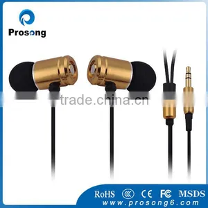 High Quality Fashionable Braided Cable Colorful Crystal Diamond MP3 Earphone thumbnail-1
