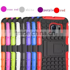For Samsung Galaxy S6 Edge Dual Layer Armor Kickstand Cell Phone Case thumbnail-1