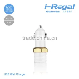 Electric Type Mobile Use Square Shape Double Colors Car Travel Adapter thumbnail-5