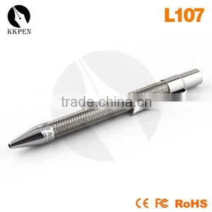 KKPEN Stainless Steel Metal Silver Mesh Ballpoint Pen thumbnail-2