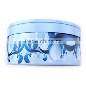 Cute Round Tin Container With Clear Window thumbnail-3
