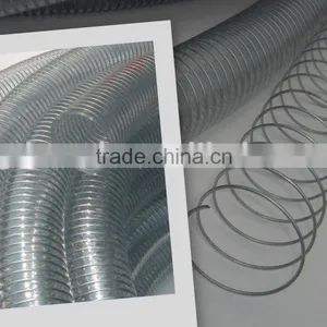 PVC Steel Spring Reinforced Clear Vacuum Hose thumbnail-1