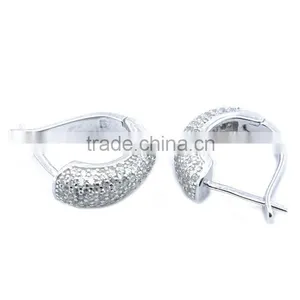 High Quality 925 Sterling Silver Loop Earring thumbnail-2