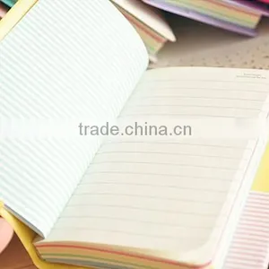 Creative 6 Colors Smile Diary Leather Cover Notebook thumbnail-3