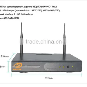 2016 China New Year Top 10 Hot Selling Home Security Camera System Wifi IP Camera 4ch Wifi Camera Kits thumbnail-4