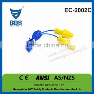 Mashroom Silicone Ear Plugs, Safety Ear Plugs With Cord, Ear Plugs for Swimming CE thumbnail-1