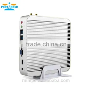Partaker Haswell Intel Core i3 4010U Desktop Computer Mini PC Fanless NUC 4K HTPC With 8G RAM 320G HDD thumbnail-4