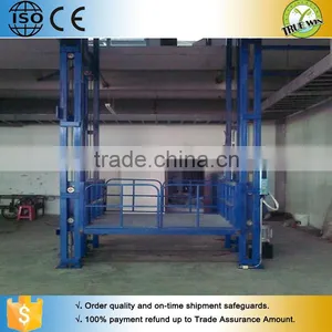 Winter Wholesale Internal / External Use Indoor / Outdoor Use Cargo Hydraulic Freight Elevator thumbnail-1