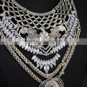 Heavy Statement Necklaces for Distributors Canada Stock thumbnail-5