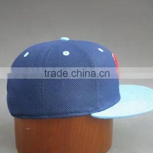 BSCI Custom Diamond Polyster Fabric Snapback Cap With 3D Embroidery Logo thumbnail-5