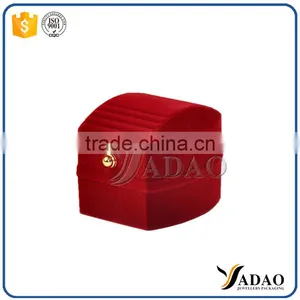 Most Cheap Red Flocking Packaging Small Jewelry Boxes for Ring thumbnail-3