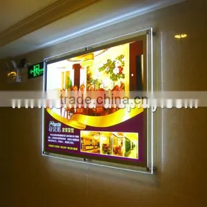 Display Led Light Panel Crystal Menu Sign Board Round Shape Light Sign thumbnail-4