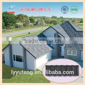 Beatiful Roof Tiles/Waterproof Roof Tile/ Stone Coated Metal Roof Tile thumbnail-1
