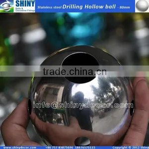 Stainless Steel Hollow Ball With Hole thumbnail-1