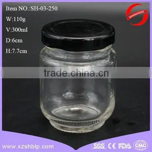 300ml Glass Honey/jam Jar Wholesale thumbnail-5
