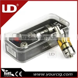 E Cigarette 6ml Capacity Sub-ohm Tank UD Zephyrus V2 Vapor Tank Cigarette Eletronica thumbnail-1