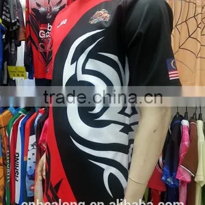 Sublimation Red Color Rugby Jersey New Style Rugby Kit Custom Rugby Uniforms Shirts thumbnail-3