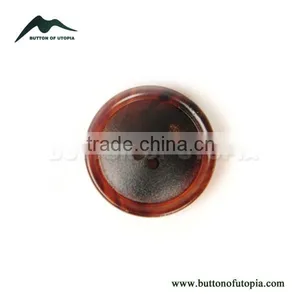 Beautiful Natural Real Horn Buttons Round 4-Hole Buttons for Suits thumbnail-1