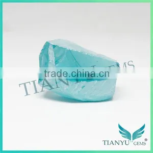 Manufacturers China Factory Blue Topaz Rough Synthetic Aquamarine Stones for Sale thumbnail-3