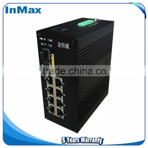 Highway 2x1000M FX(SFP Slot) to 8x10/100MBase TX Gigabit Ethernet Optical Fiber Switch I610A thumbnail-3