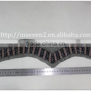 2016 New Design Navy Color Glass Bead Necklace, Champagne Beads Collar, Multi Layer Bead Necklace for Garment thumbnail-2