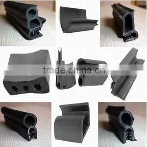 Black Rubber Strips/Auto Adhesive Rubber Seal Strip thumbnail-3