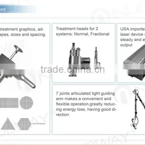 RF Tube Fractional CO2 Laser Tattoo /lip Line Removal Machine NBW-FII With Vaginal Handles 40w thumbnail-3